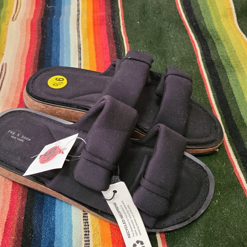 RAG AND BONE NEOPRENE SLIDES